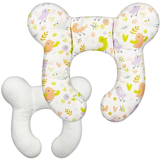 Baby Neck Pillow - Upgraded Baby Support Travel Head Pillow, Portable Headrest for Toddlers & Children for Car Rides, Planes, Road Trips (A1)