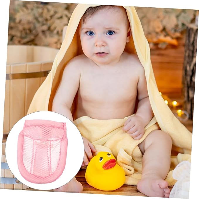 HEMOTON Secure Baby Bathing Bath Seat Net Non-Slip Bath Mat for Infant Baby Tub Support