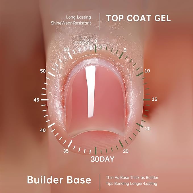 Love easy Salon-Grade Baby Pink Builder Gel - Hypoallergenic Strong Base Coat | Long-Lasting Adhesion (30+ Days) for Professional Nails Gift for Women