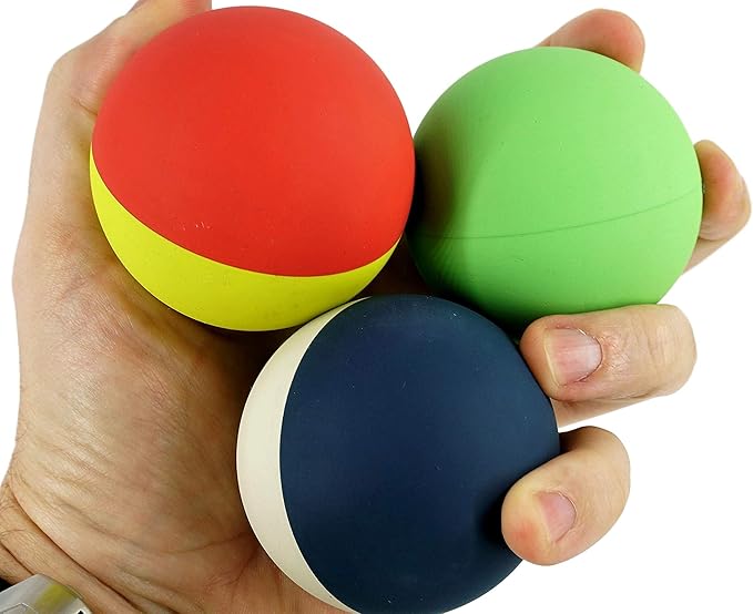 JA-RU High Bounce Balls 2.2 Inch (6 Units) – Assorted Multicolor Large Bouncy Balls for Kids, Stress Relief Toy, Birthday Party Favors, Classroom Prizes, & Goodie Bag Stuffers. 990-6p.