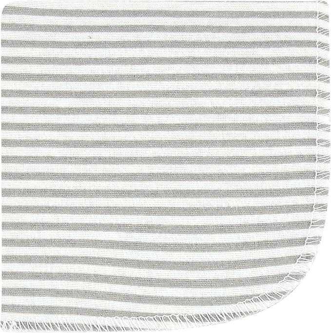 Hudson Baby Unisex Baby Flannel Washcloths, Farm Friends Cream 12Pk, One Size