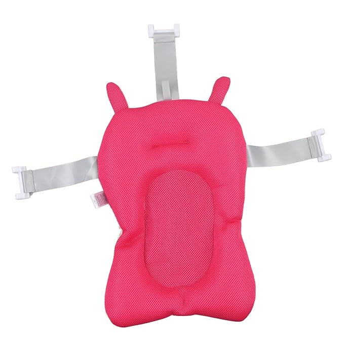 Baby Bath Mat Prevent Slip Soft Quick Dry Lightweight Sitting and Lying Down Infant Bath Cushion for Newborn Infant ()