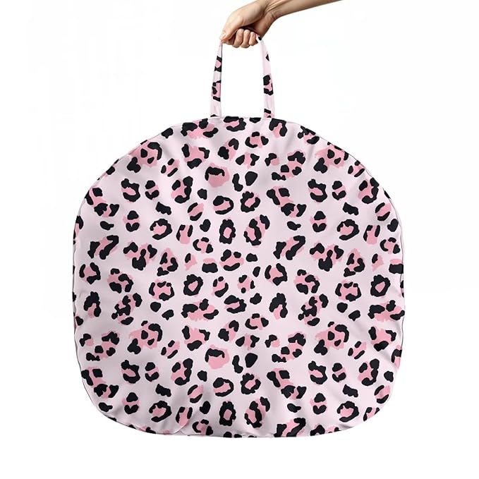 Pink Leopard Newborn Lounger Pillow Cover Removable Soft Comfortable Slipcover for Infant Lounger Pillow Cover Easy to Use and Dustptoof