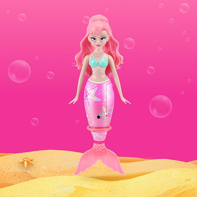 Pets Alive Magic Swimming Mermaid 2 Pack (Sea Star & Coral) by ZURU