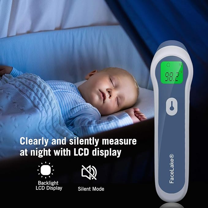® FT98 Non Contact Dual Mode Infrared Thermometer for Forehead and Ear