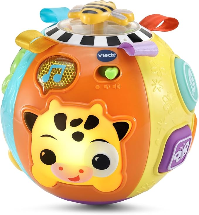 VTech Baby On-the-Moove Activity Ball with Textures, Orange