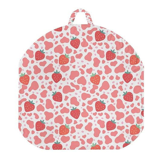 Newborn Lounger Cover, Removable Lounger Cover Breathable Baby Lounger Cover Reusable Infant Lounger Cover Portable Slipcover for Newborn for Baby Boys Girls Strawberry