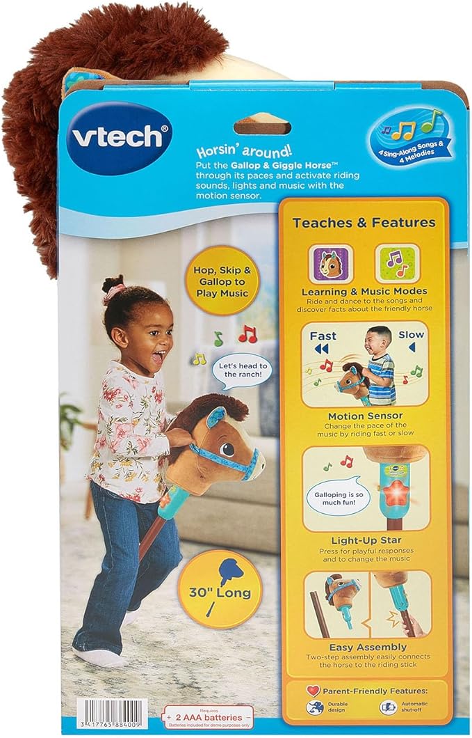 VTech Gallop and Giggle Horse Stick Pony with Motion Sensor