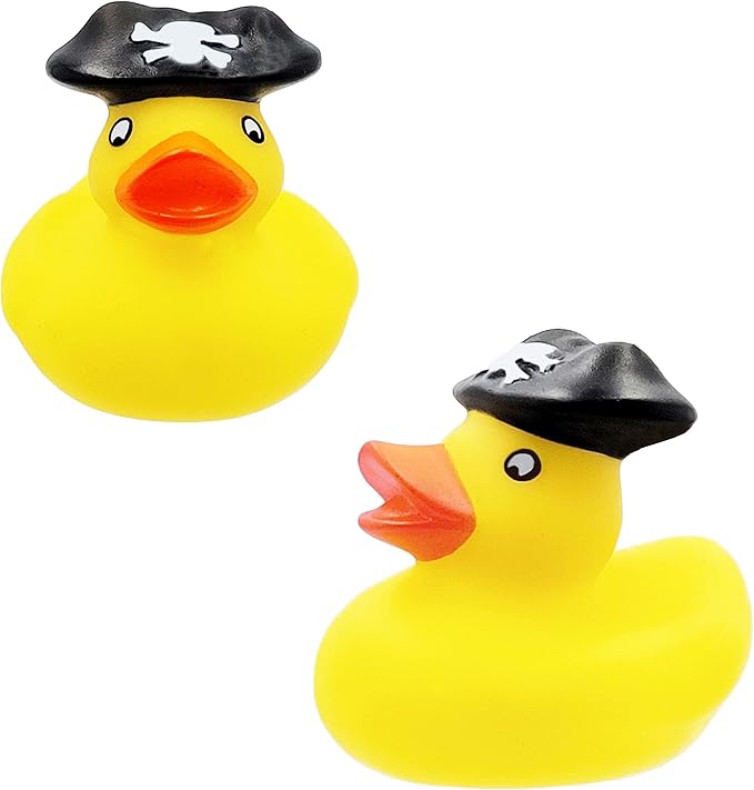 St. Patrick's Pirate Rubber Duck 800-Pack Toy Duckies for Kids, Bath Birthday Projects Gifts Baby Showers Classroom Summer Beach and Pool Activity Party Favors, 2" Inches
