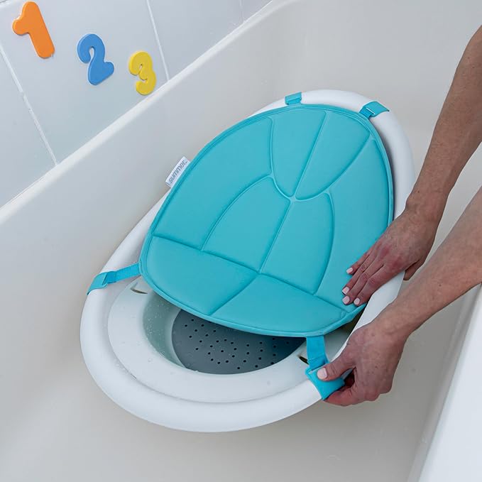 Ingenuity Gentle Support Multi-Stage Tub With Toys, Newborn to Toddler, Adjustable Full Coverage Sling, Supportive Seat, 0M+
