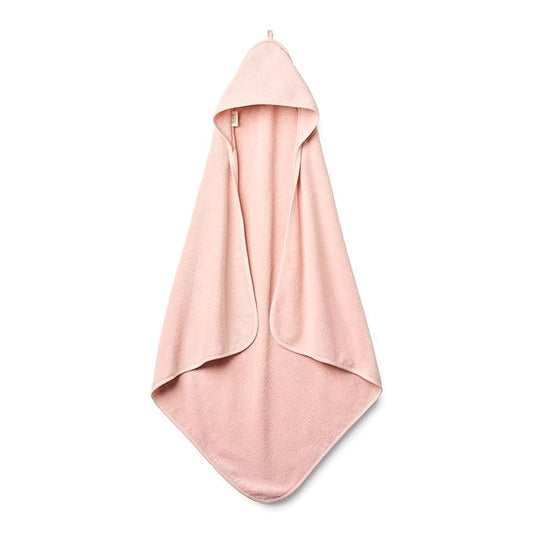 Hooded Baby Towel - 100% Organic Cotton Baby Bath Towels – Baby Towels, Baby Bath Towels for Baby Girl, 32" x 32" Super-Soft and Absorbent Baby Towels for Newborn (Blush)