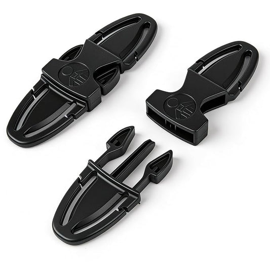 Universal Child Seat Chest Harness Clip, Anti-Escape Seat Buckle Guard Clip Lock, Safety Buckle Lock Replacement for Kids Trend Adjustable Guard, for Stroller (1 Pcs, Black)