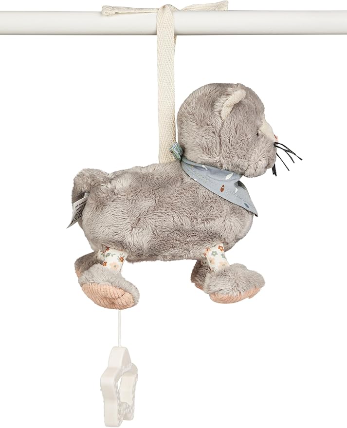 Gray Cat Lilly Soft Musical Toy, Small by Sterntaler