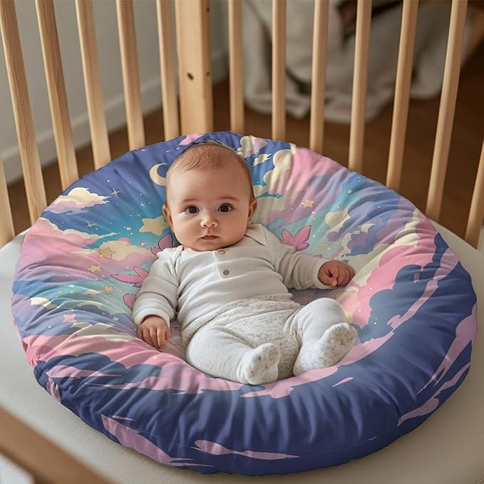 Newborn Lounger Cover, Axolotl Breathable Lounger Cover Portable Baby Lounger Cover Reusable Infant Lounger Cover Removable Slipcover for Newborn for Baby Boys Girls