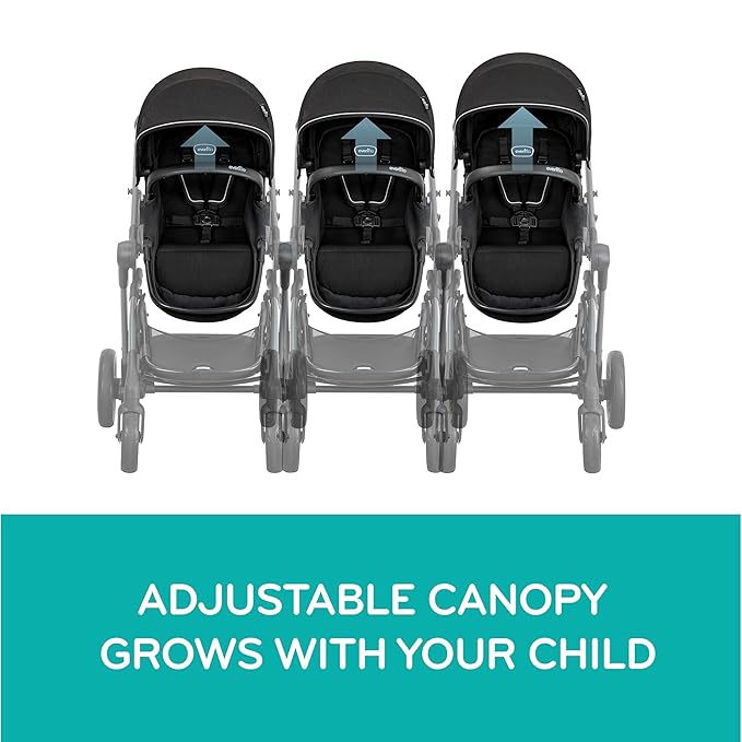 Pivot Xpand Modular Travel System with LiteMax Infant Car Seat with Anti-Rebound Bar (Ayrshire Black)
