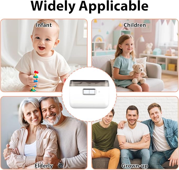 Electric Nail Clipper with LED Light, Rechargeable Automatic Nail Trimmer for Babies, Kids, Adults & Seniors, Quiet Safe Fingernail and Toenail Grooming Tool with Nail Storage Box