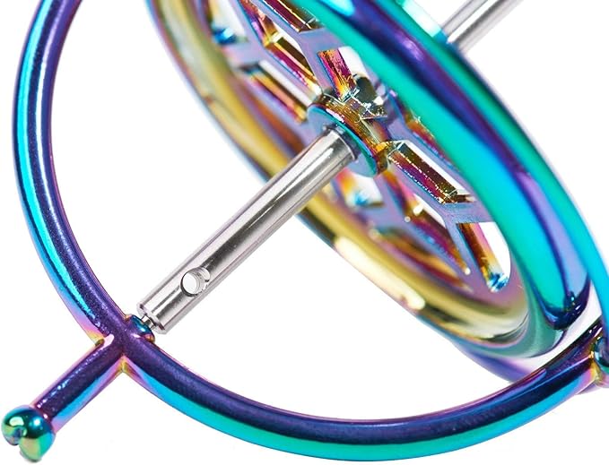 Joytech Precision Gyroscope Kill Time Metal Anti-Gravity Spinner Balance Toy Colorful JA05