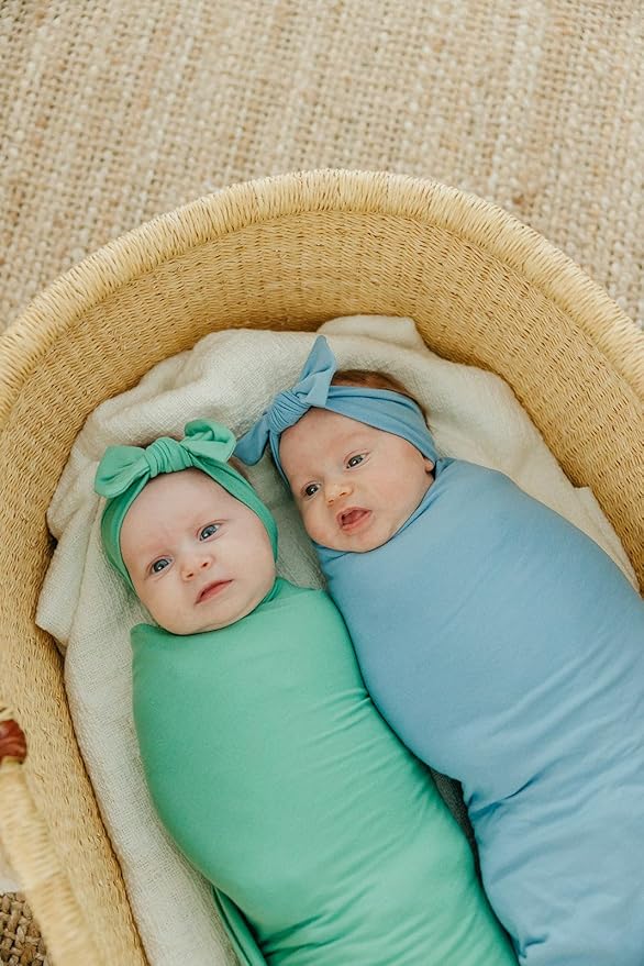 Copper Pearl Baby Bows: Stylish Headbands for Baby Girls, Premium Soft and Stretchy Baby Headbands, Perfect for Newborns, Trendy Designs - Leif