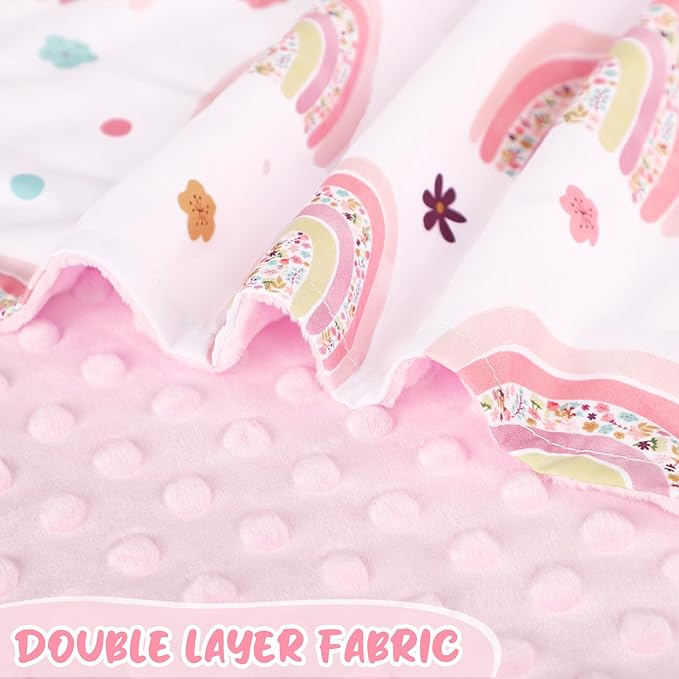Pea Pod Car Seat Cover for Baby, Infant Carseat Cover with Peekaboo Opening Car Seat Canopy Cover, Nursing Cover for Baby Boys Girls (Rainbow)