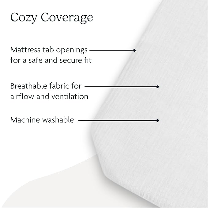 UPPAbaby Mattress Cover for Remi Playard/Soft and Breathable/Machine Washable/Organic Cotton