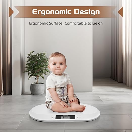 Multi-Function Digital Baby Scale, Electronic Weigh 44lbx0.4oz Comfort Digital Baby Scale Infants Toddlers LCD Show for Babies & Small Children (New)
