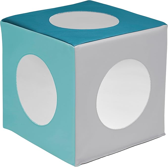 Peek 'n' See Sensory Activity Mirror Cube, Baby Essentials, Contemporary
