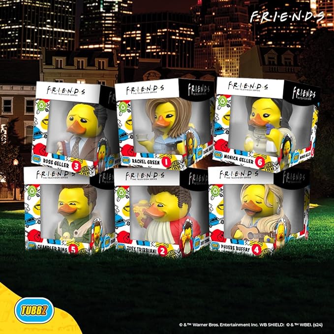 TUBBZ Boxed Edition Phoebe Buffay Collectible Vinyl Rubber Duck Figure - Official Friends Merchandise - Movies & TV