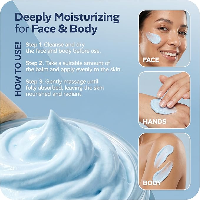 Copper Peptide GHk-Cu & Methylene Blue Infused Whipped Grass Fed Tallow Balm, Fine lines, Wrinkles, Eczema, Acne, Full body Moisturizer, For All Skin (3.4 oz)