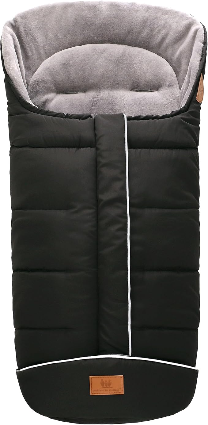 Miracle Baby Bunting Bag for Stroller, Warm Fleece Footmuff with Zippers, Convertible Infant Toddler Sleeping Bag Blanket for Boys Girls