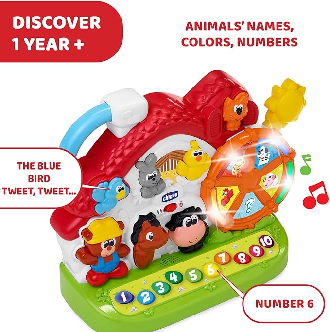 Chicco Has a new farm, two-color, stackable