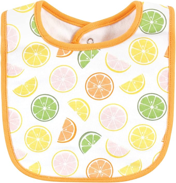 Hudson Baby Unisex Baby Cotton Bib and Headband Set