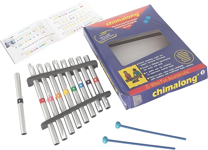 Woodstock Wind Chimes Xylophone Chimalong (13.5") Award Winning Gifts for Kids, Beginners Childrens Musical Instruments, Educational Fun Toys for Boys and Girls Ages 3+(CH1JR)