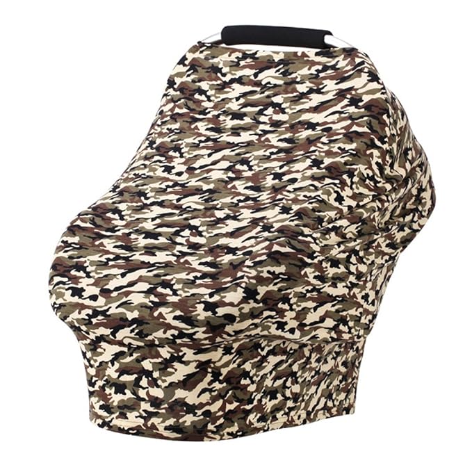 Baby Car Seat Nursing Breastfeeding Cover for Carseat Canopy Cotton