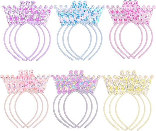 Boy Girl Birthday Crown, Prince Princess Birthday Hat Headband Tiara Crown Cake Photo Prop Party Decorations
