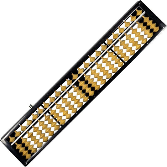 サクラクレパス Unshudo Soromatic Abacus 23 Digit USM-203 Boxwood (Top) Laminated Wood Frame Triangle (Reinforced Grommets) Abacus