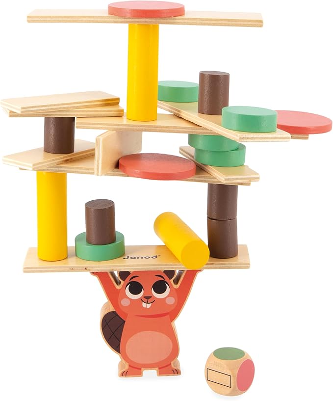 Janod Toy Box - 4 Piece Subscription Learning Set - Early Learner Essentials - Ages 36 Months+ - J04066