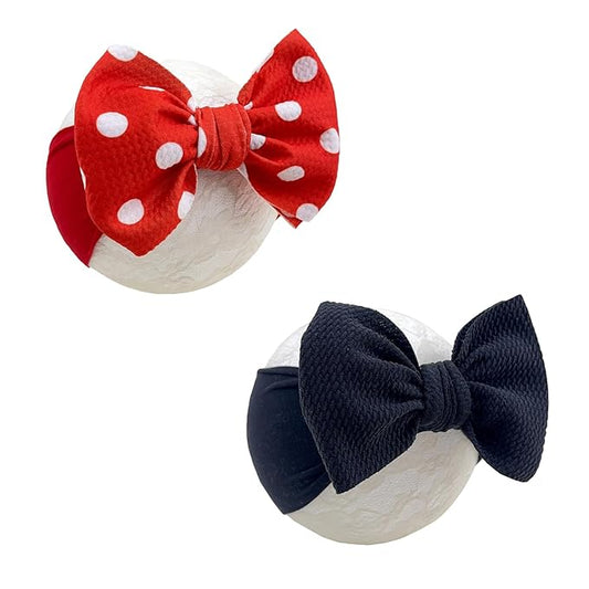 Baby Girl Headbands Nylon Bow Hair Accessories for Newborn Infants Toddlers (Y03, FZ)
