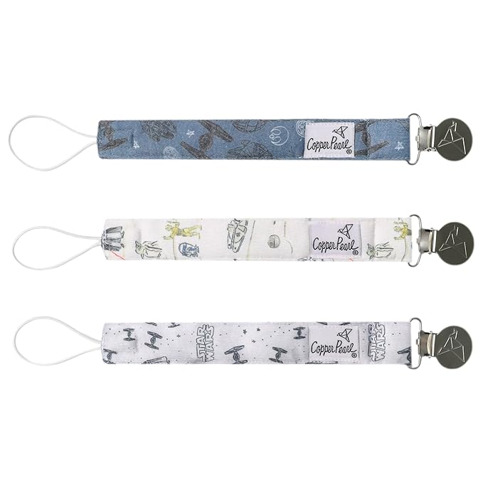 Binky Clip 3 Pack Set "Tatooine™" by Copper Pearl