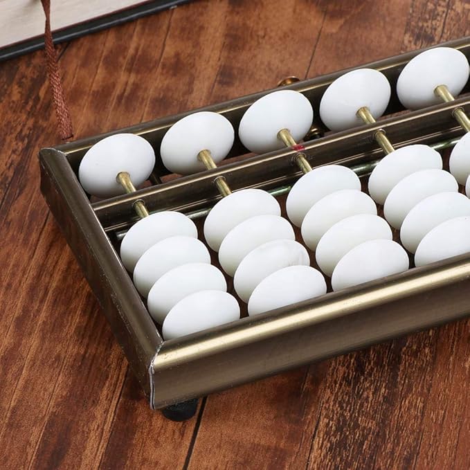 17 Digits Rods Soroban Standard Abacus Chinese Japanese Calculator Counting Tool Abacus for Kids Math 3rd Grade, As Described