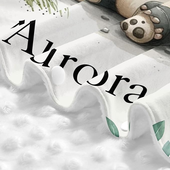 Personalized Winter Carseat Cover for Baby Custom Name Car Seat Canopy for Newborn Baby Boys Girls 2 in 1 Mom Nursing Breastfeeding Covers Panda Minky Baby Carrier Stroller Covers