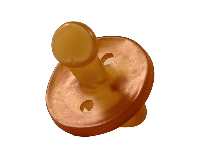SWEETIE Rubber Orthodontic Pacifier 2 Count 6-12 Months Original Natural Rubber Pacifier