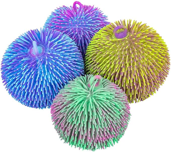Rhode Island Novelty 9 Inch Two-Toned Puffer Balls, 6 Pieces Per Order