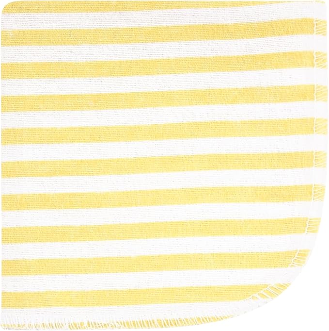 Hudson Baby Unisex Baby Flannel Cotton Washcloths, Pink Blue Pretty Floral 12 Pack, One Size