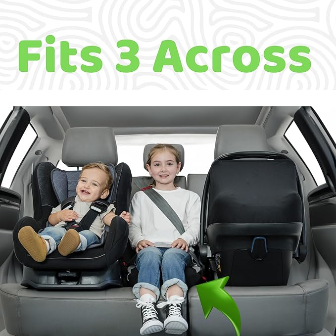 bubblebum Booster Car Seat, Inflatable Boosters Seat for Kids, Travel Booster Carseat, Narrow Backless Booster Car Seat for Travel, Inflatable Seats for Cars 40-100 lbs, for 4 Year Old + - Rbow