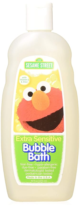 Sesame Street Bubble Bath Elmo Extra Sensitive, sweet-sesame, 16 Ounce