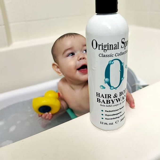Original Sprout Baby Shampoo and Body Wash, Hypoallergenic Gentle Baby Wash for Newborns, Infants & Kids, Organic Calendula & Rosemary for Sensitive Skin & Hair, 12 oz. Bottle