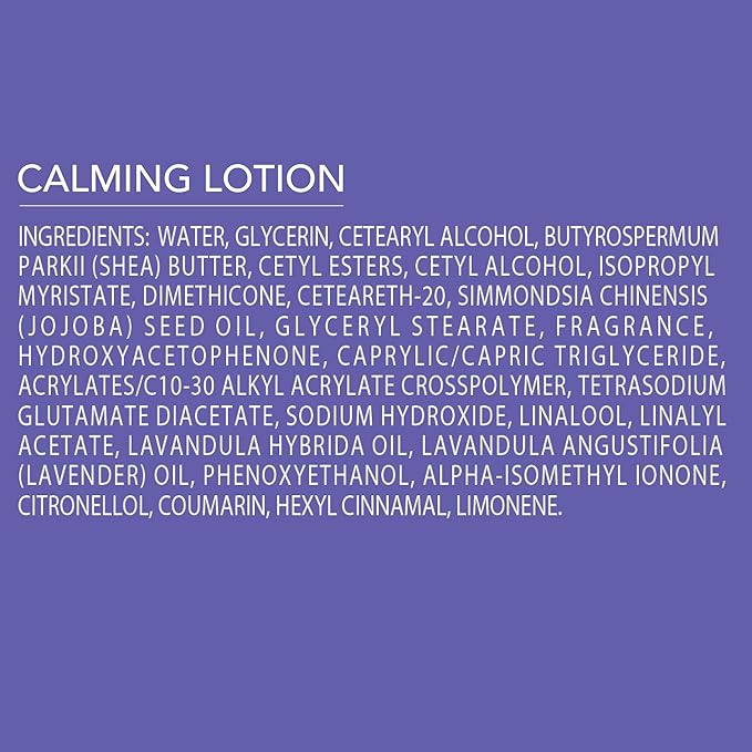 Jergens Baby Calming Lotion,Baby Calming Lotion,Lavender-Baby-Lotion,Baby-Moisturizer with Shea Butter and Lavender Oil,16.8 Fl Oz,(Pack of 2)