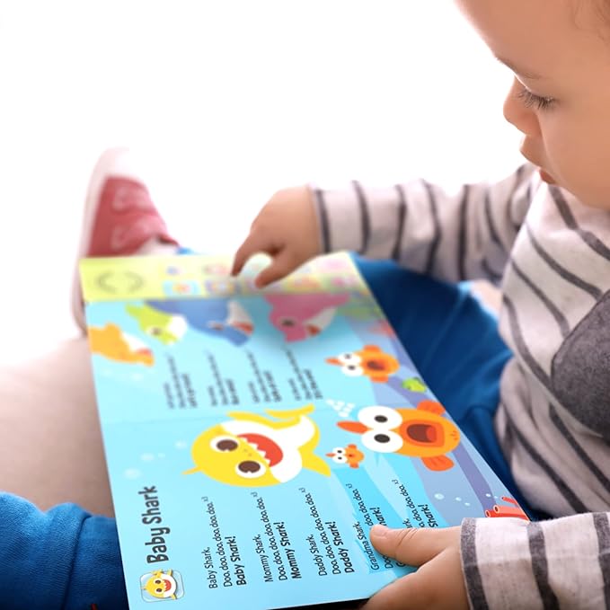 Pinkfong Baby Shark ABC Alphabet Bus & Sing-Alongs 10-Button Sound Book Bundle | Baby Shark Toys & Books | Interactive Learning Toys for Toddlers 1–3 | Educational Gifts for Boys & Girls