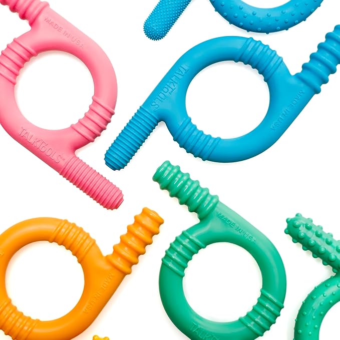 TalkTools Baby Chewy Bumps | Oral Motor Sensory Tool for Kids and Toddlers | Therapy Tools to Improve Chewing and Biting (Bumps (Green))