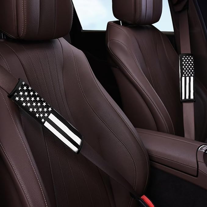 Seat Belt Cover Pad 2 Pack Soft Car Seat Shoulder Strap Pads Seatbelt Straps Cover Seatbelt Cover Pad for Kids Adults Car Interior Accessories